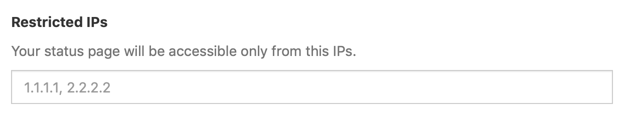 IP restriction